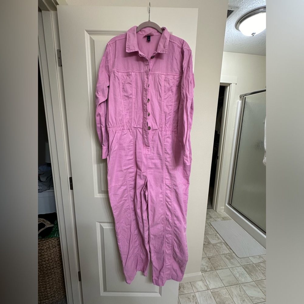 Pink universal thread jumpsuit